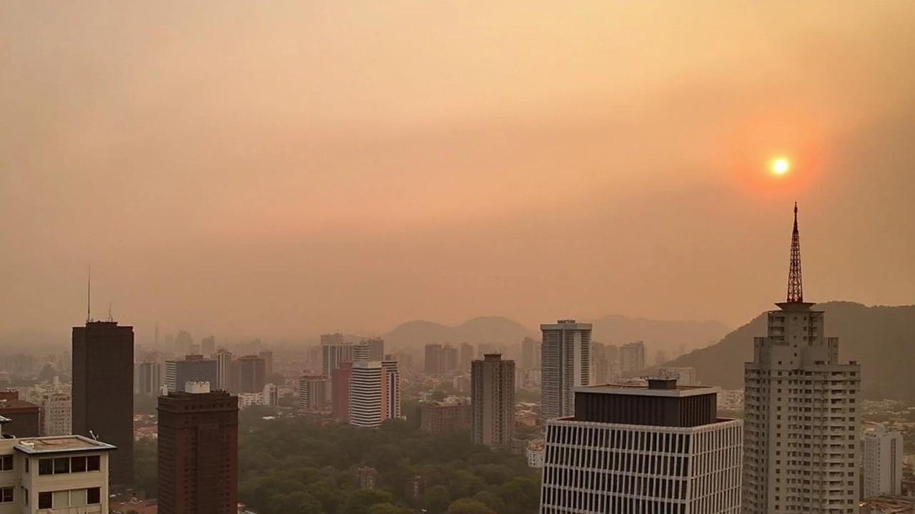 Pôr do Sol Vermelho em São Paulo: Efeito de Incêndios na Floresta Amazônica