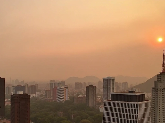 Pôr do Sol Vermelho em São Paulo: Efeito de Incêndios na Floresta Amazônica